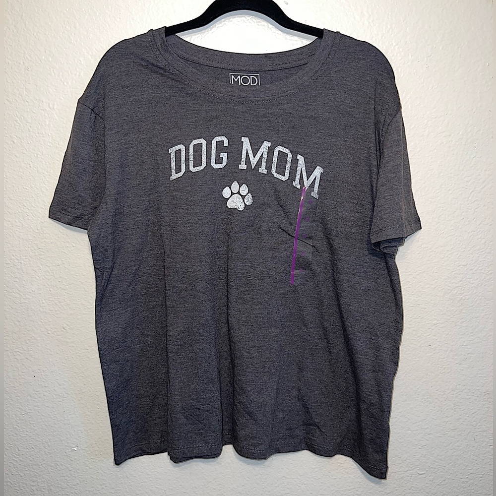 Modern Lux Dog Mom Tee XL
